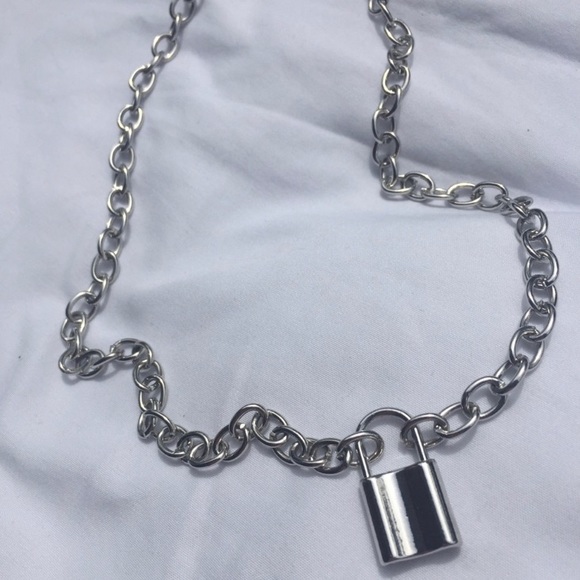 Lock chain necklace